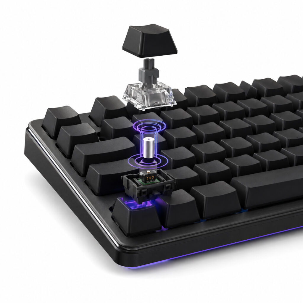 Gaming-Tastatur HALL-Effekt Switches