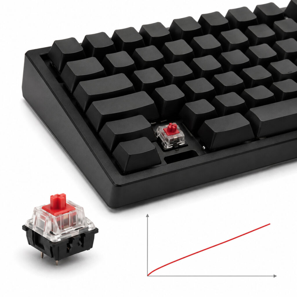 Gaming-Tastatur linear