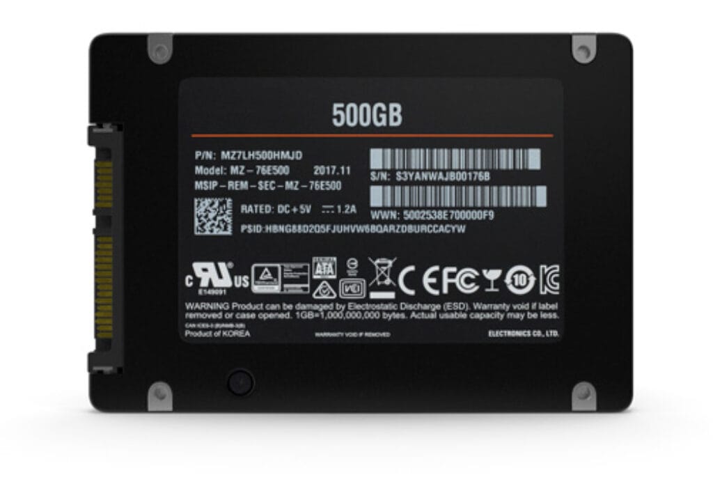 500 GB Solid State Drive