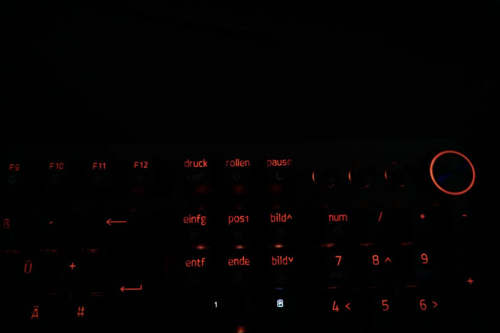 Razer Huntsman v3 Pro Tastenausleuchtung