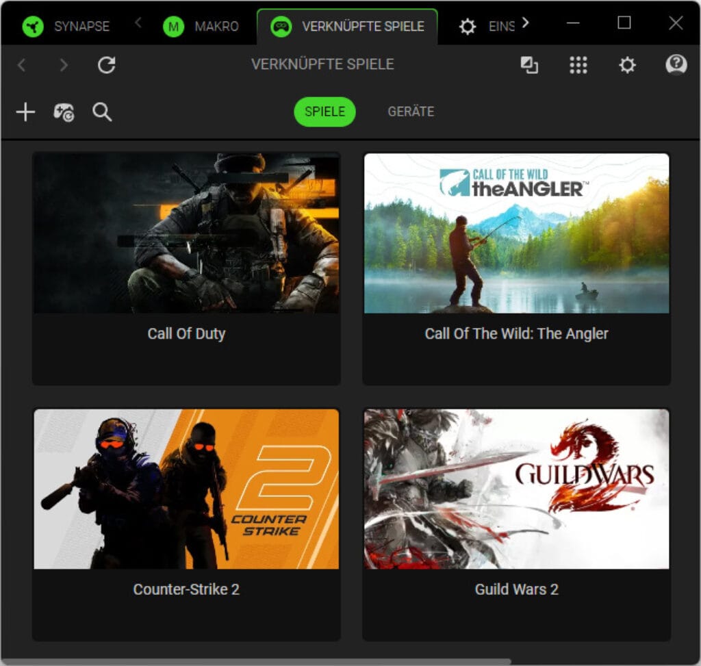 Razer synapse software
