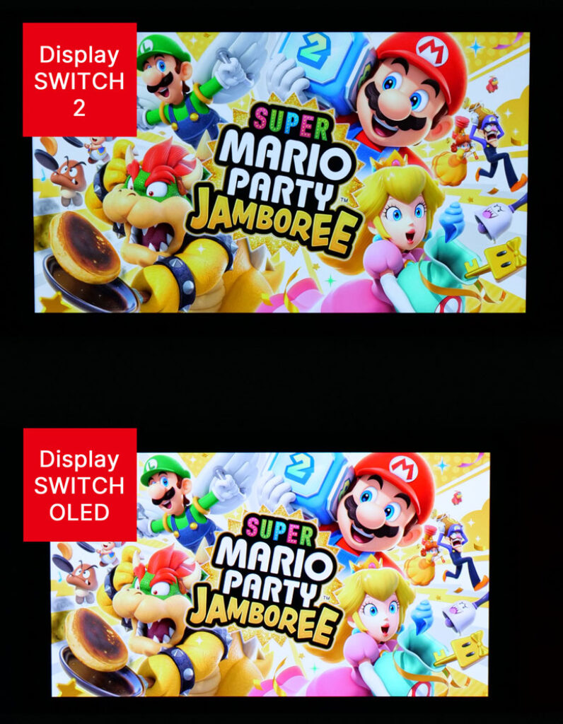 Nintendo Switch vs. Switch 2 Display
