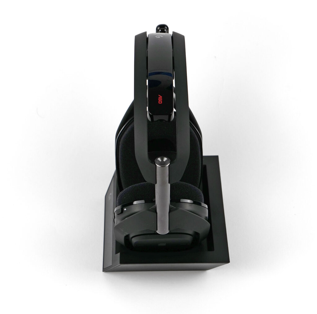 Logitech G Astro A50 LIGHTSPEED kabellose Gaming-Headset + Basisstation (Gen 5) seitlich