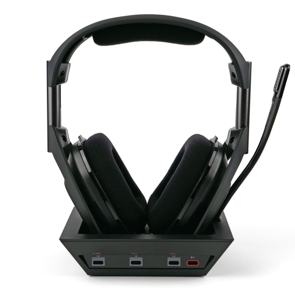 Logitech G Astro A50 LIGHTSPEED kabellose Gaming-Headset + Basisstation (Gen 5), Rückseite