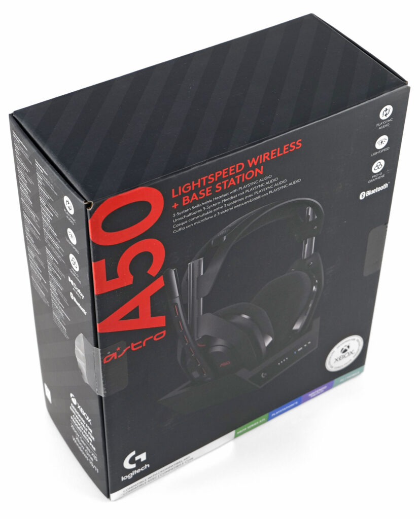 Logitech G Astro A50 LIGHTSPEED kabellose Gaming-Headset Verpackung