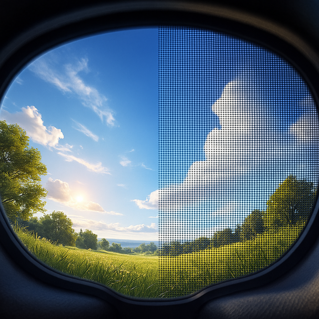 VR-Headset Fliegengittereffekt