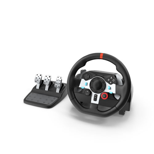 Rennlenkrad mit Pedalen