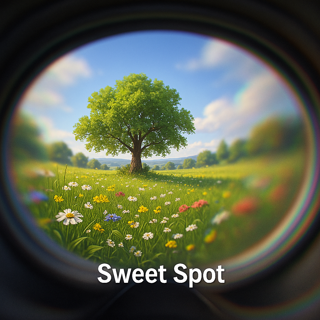 VR-Headset Sweet Spot