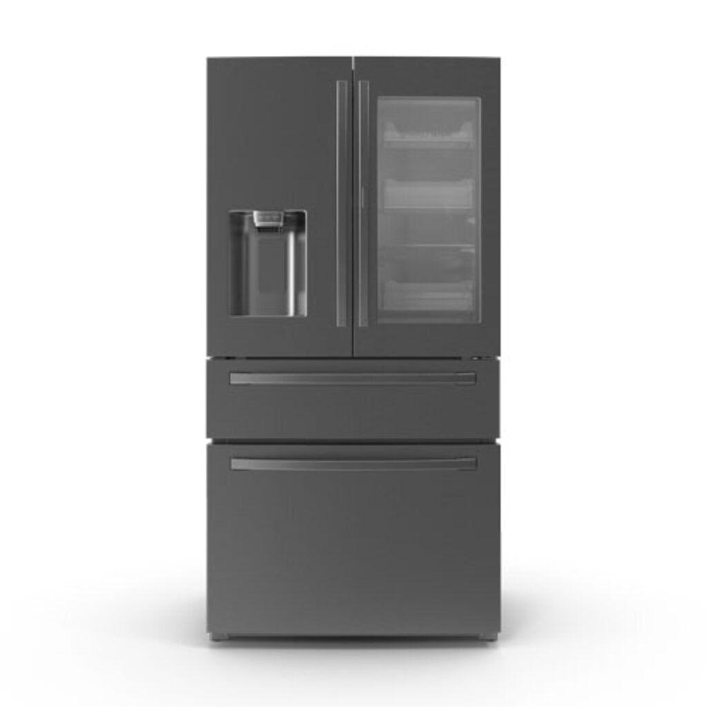 Kühlschrank mit Glasscheibe