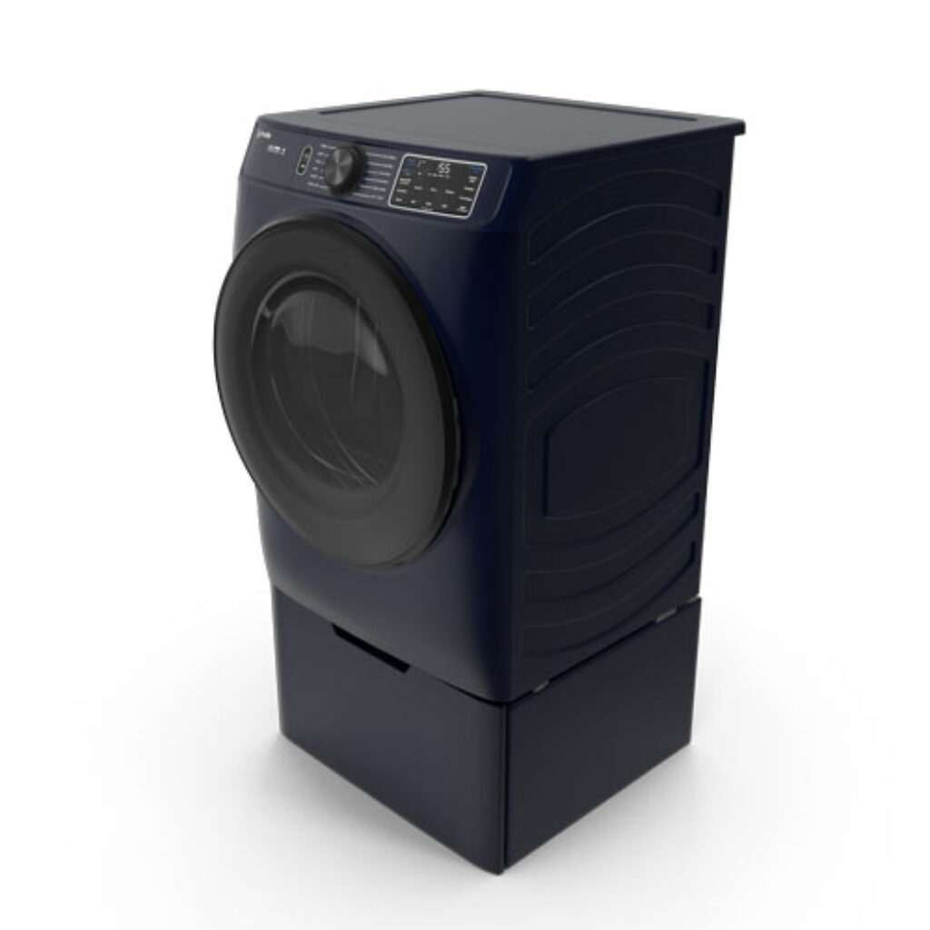 Wäschetrockner auf Podest