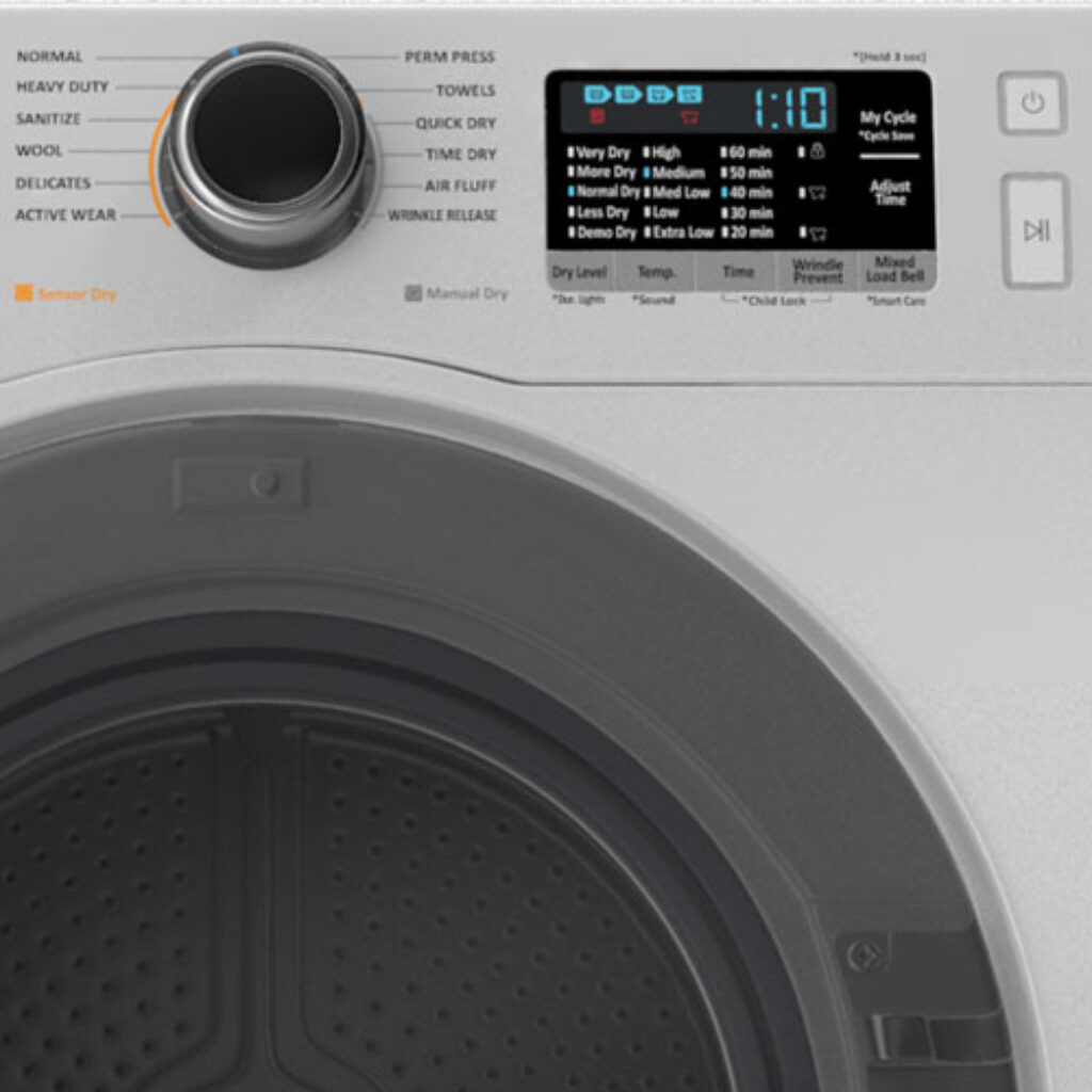 Wäschetrockner Anzeige