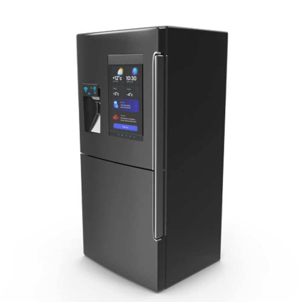 Kühlschrank mit Display