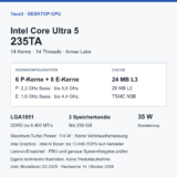 Intel Core Ultra 5 235TA im Review: 14 Kerne für Lenovo